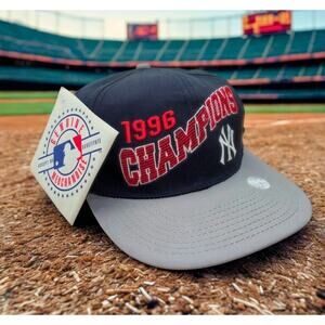 New York Yankees 1996 World Series Champions Vintage Snapback Hat NWT